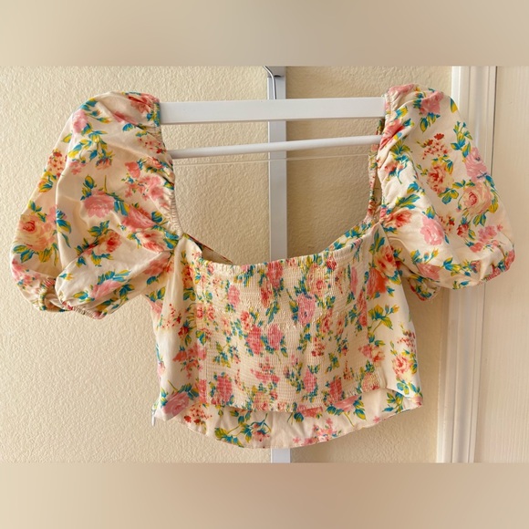 NWOT - Zara Sweetheart Neckline Crop Top - Size M - Picture 6 of 6